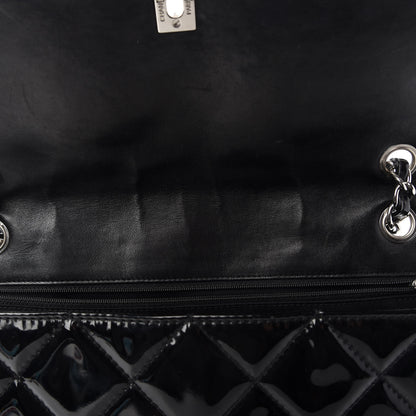 Chanel Vinyl Quilted In the Business Flap Bag Black 10 of 10