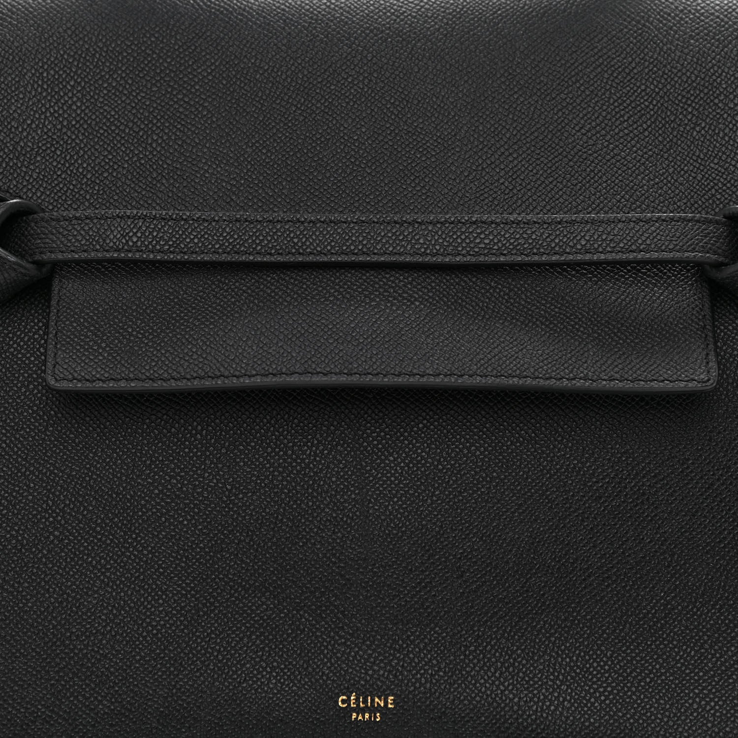 Celine Grained Calfskin Mini Belt Bag Black 9 of 13