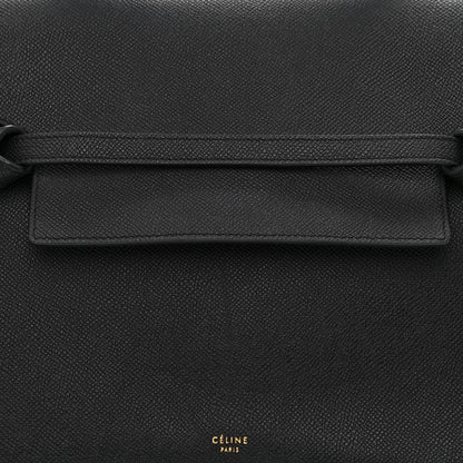 Celine Grained Calfskin Mini Belt Bag Black 9 of 13
