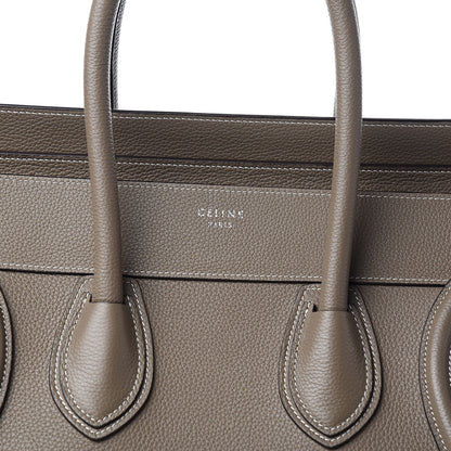 Celine Drummed Calfskin Mini Luggage Souris 11 of 11