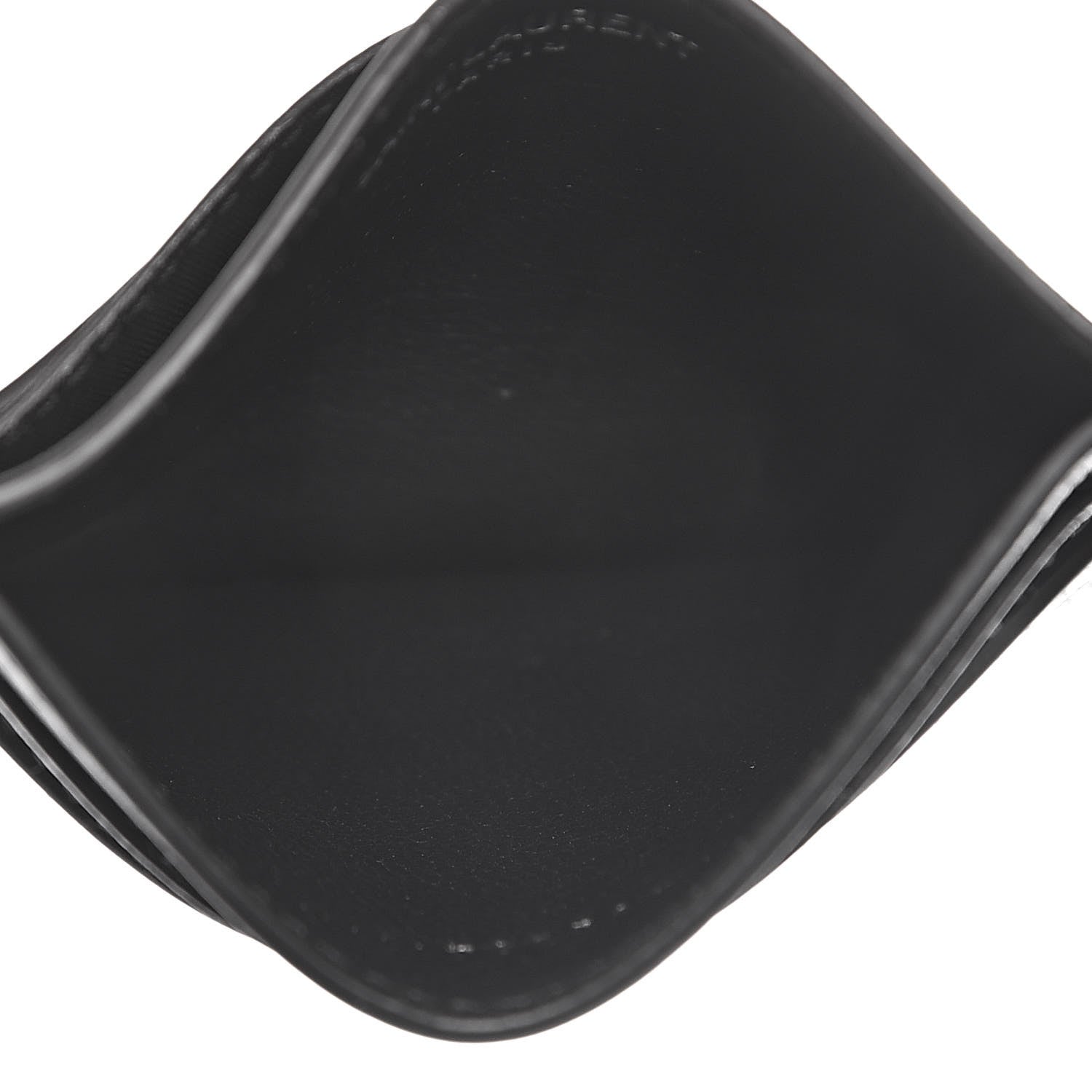 Saint Laurent Calfskin Plate Card Case Black 5 of 8