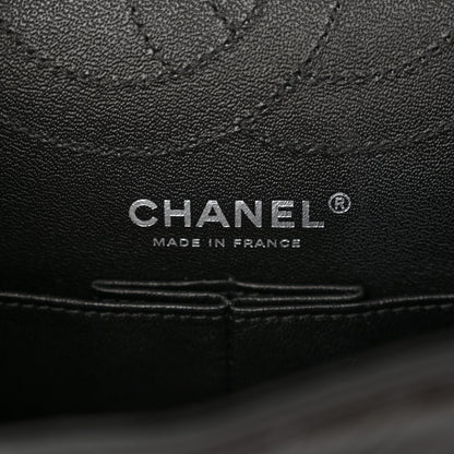 Chanel Aged Calfskin Chevron Quilted 2.55 Reissue 225 Flap So Black 6 of 11