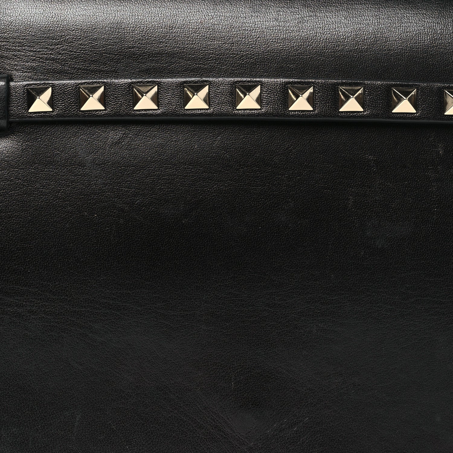 Valentino Garavani Nappa Rockstud Wristlet Clutch Black 7 of 13