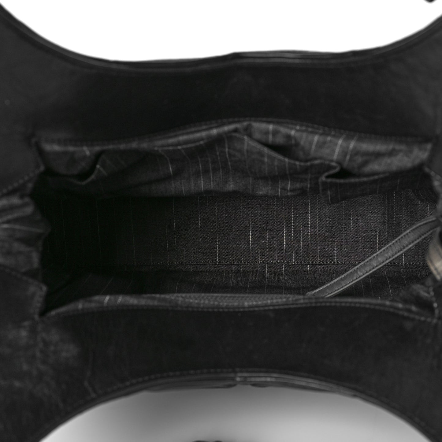 Lambskin Large In and Out Tote Black