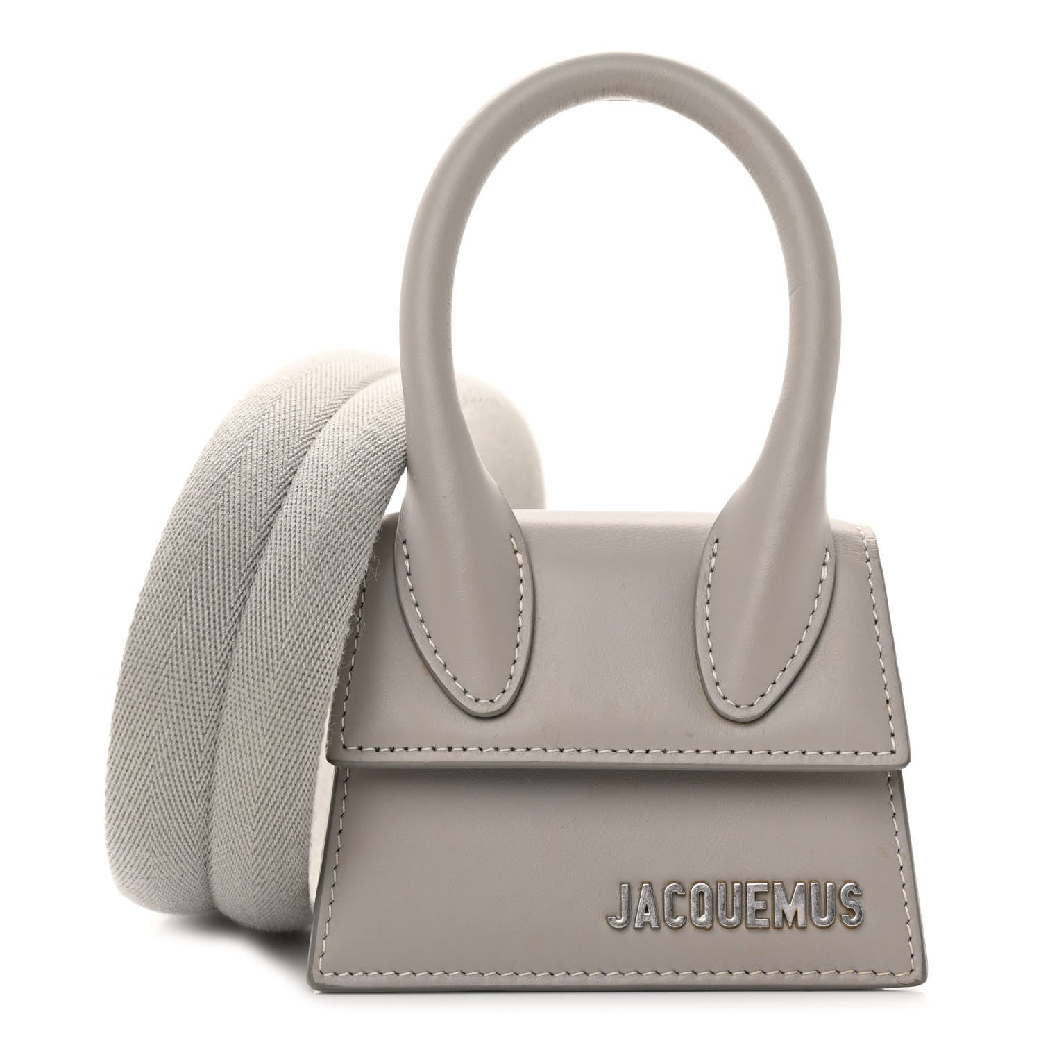 Jacquemus Smooth Calfskin Le Chiquito Homme Grey 1 of 9
