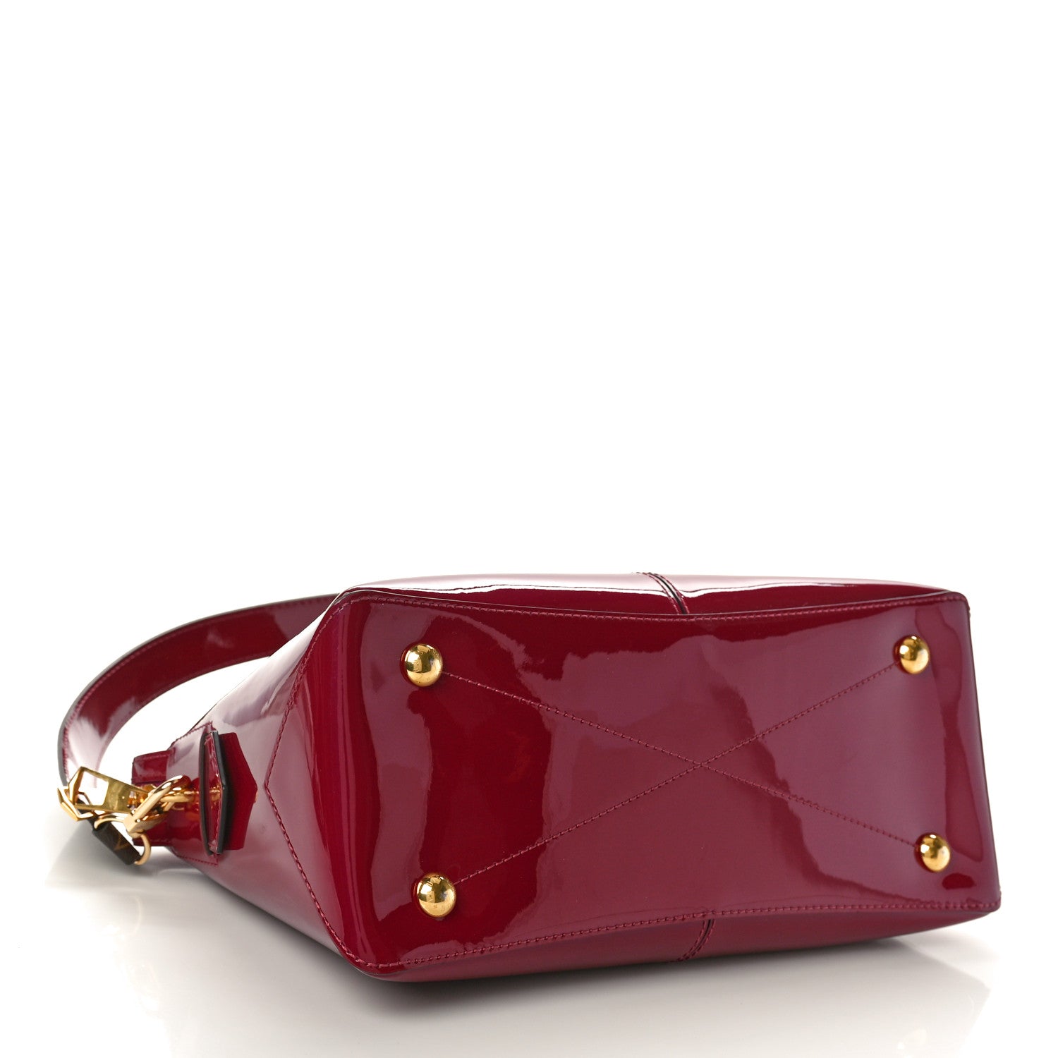 Louis Vuitton Patent Calfskin Miroir Tote Magenta 4 of 9