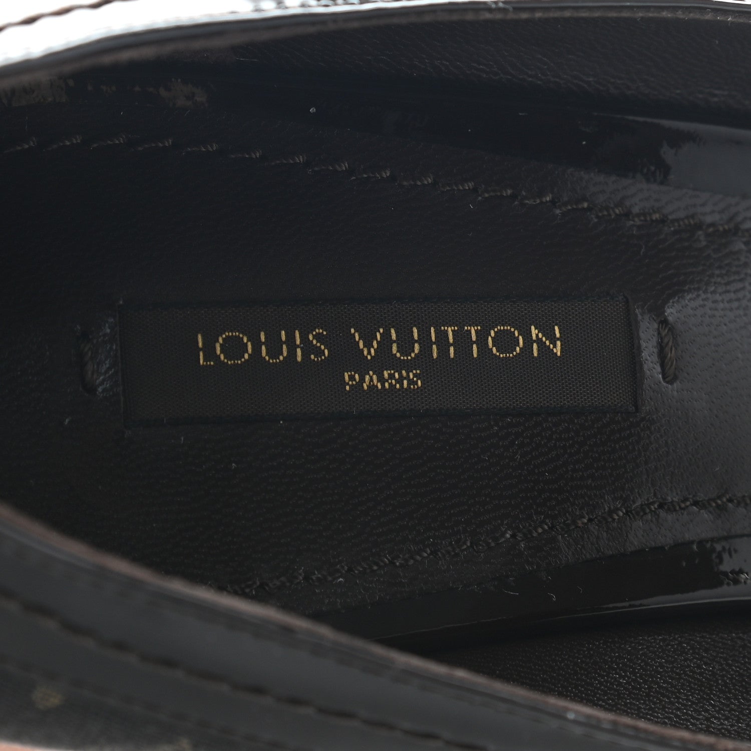 Louis Vuitton Mini Monogram Luxembourg Pumps 40 Brown 7 of 8