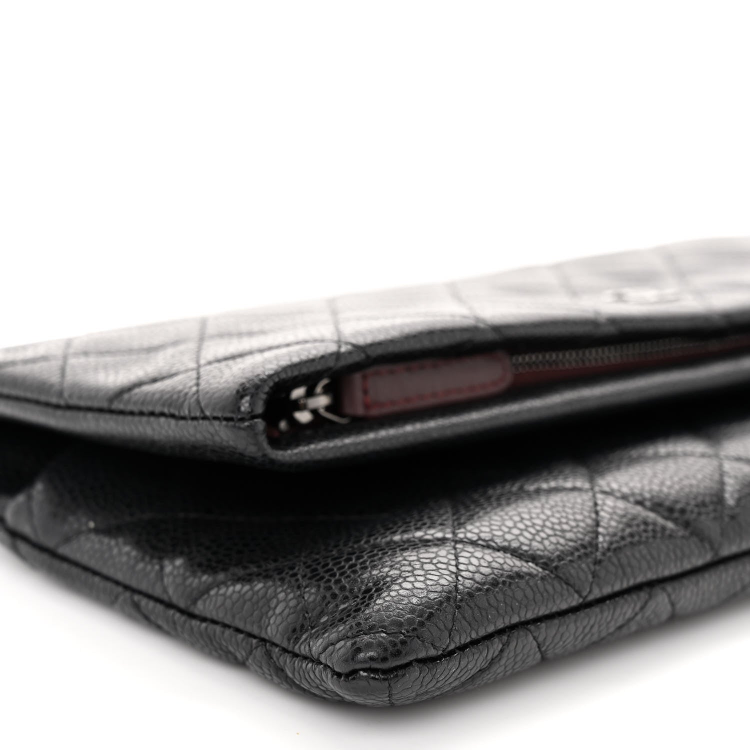 Chanel Caviar Quilted CC Beauty Clutch Black 9 of 11