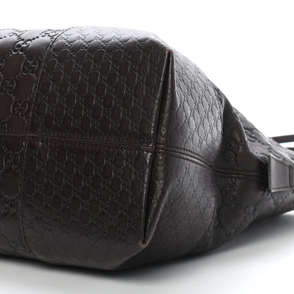 Gucci Guccissima Medium Bree Shoulder Bag Chocolate 9 of 9