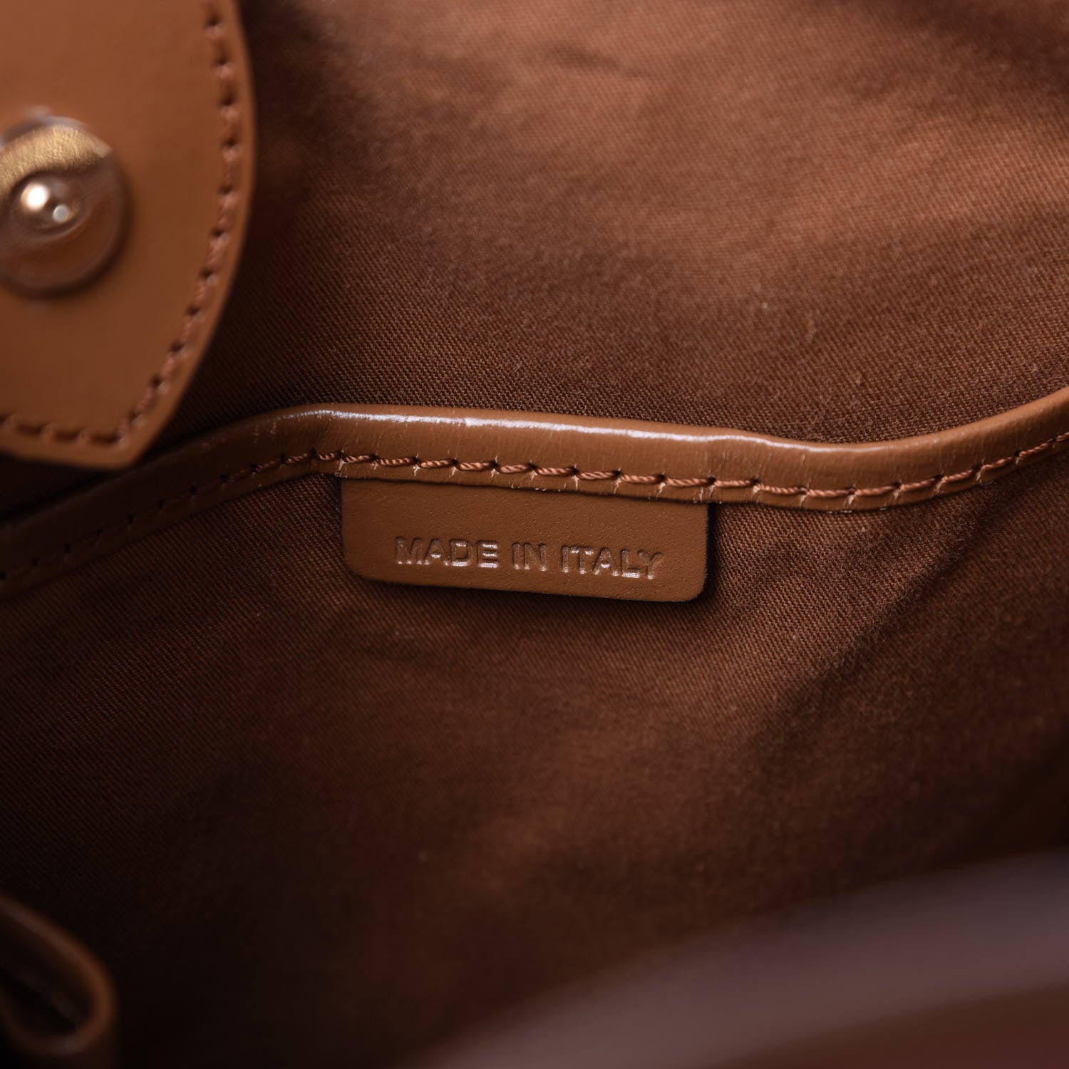 Burberry Haymarket Check Small Northfield Tote Camel 9 of 9