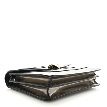 Bulgari Metallic Calfskin Serpenti Forever Crossbody Bag Silver 5 of 11