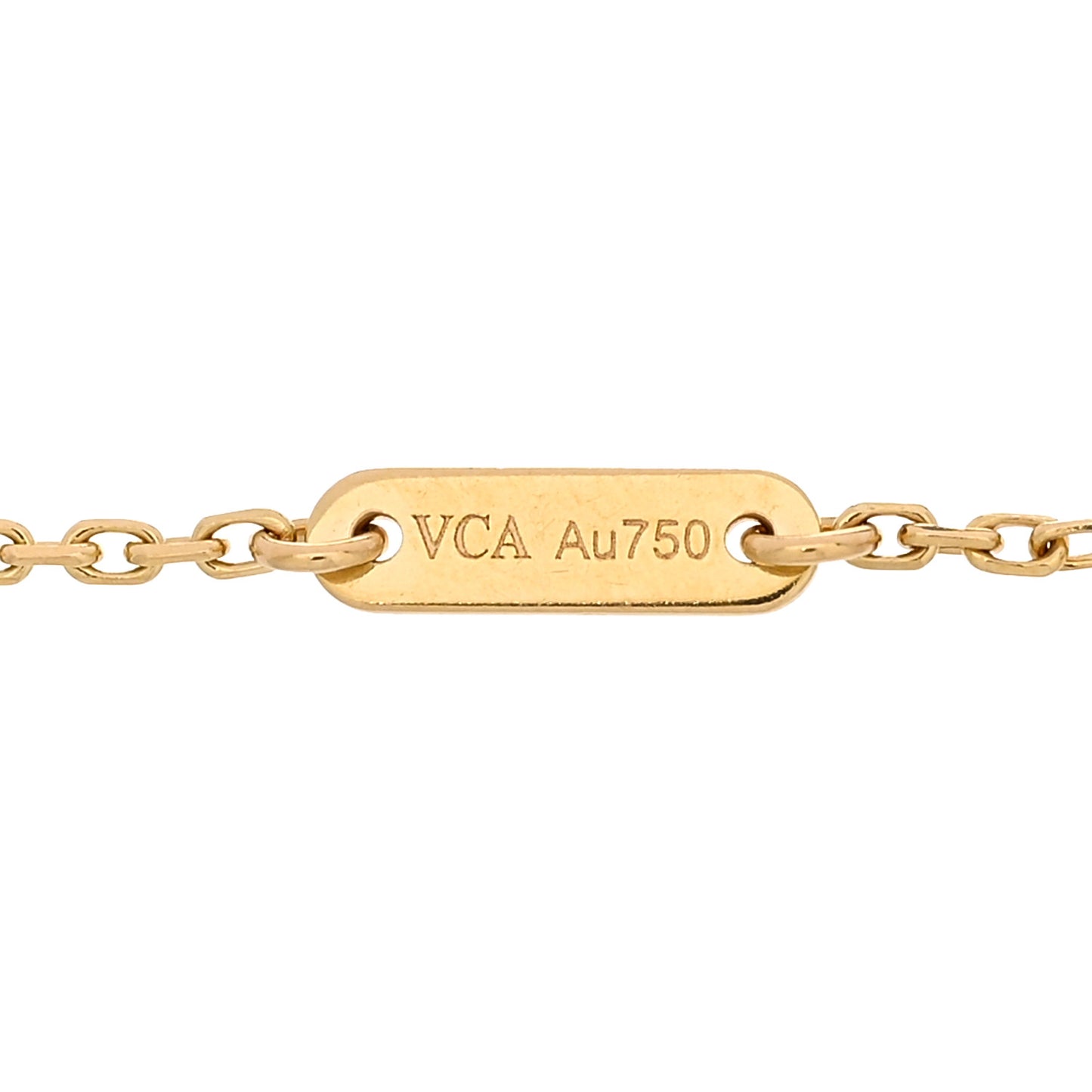 18K Yellow Gold Mother of Pearl Sweet Alhambra Butterfly Bracelet