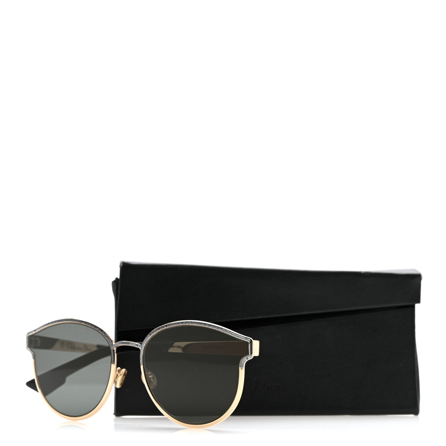 Marble Symmetric Sunglasses Gold