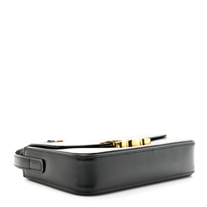 Celine Shiny Calfskin Triomphe Shoulder Bag Black 4 of 10