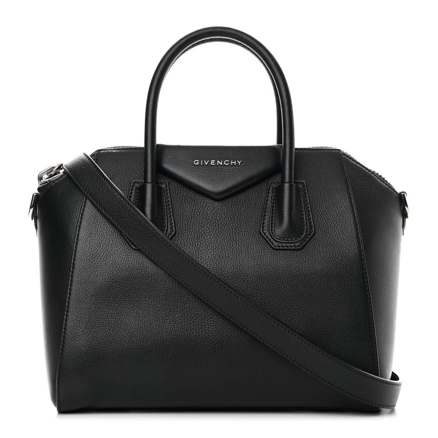 Sugar Goatskin Small Antigona Black