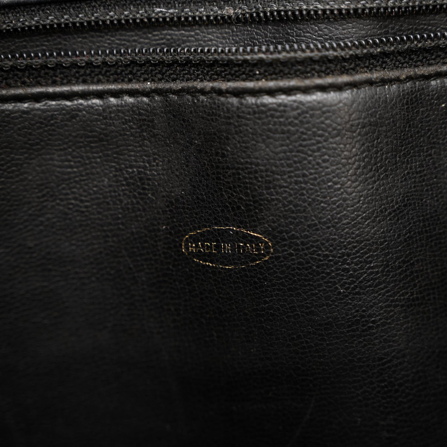 Lambskin Quilted Shoulder Bag Black