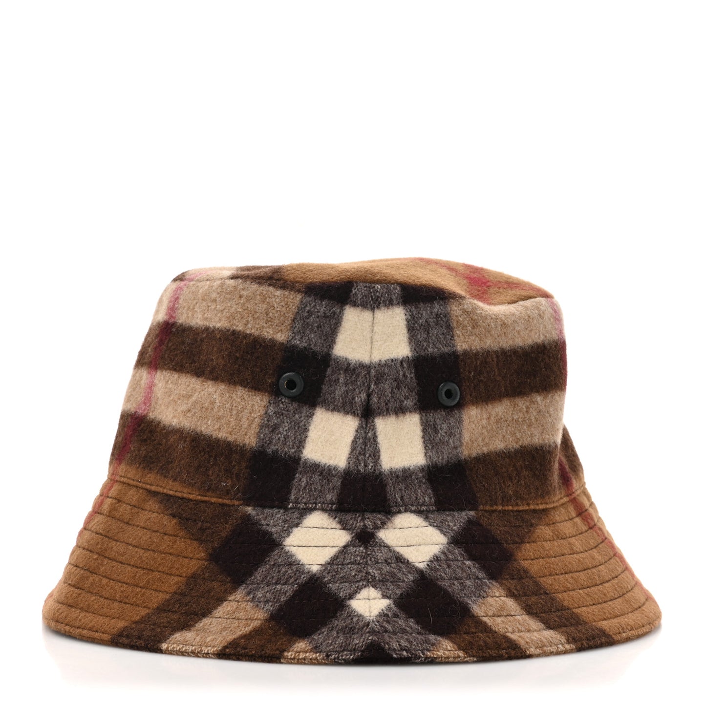 Wool Check Bucket Hat L