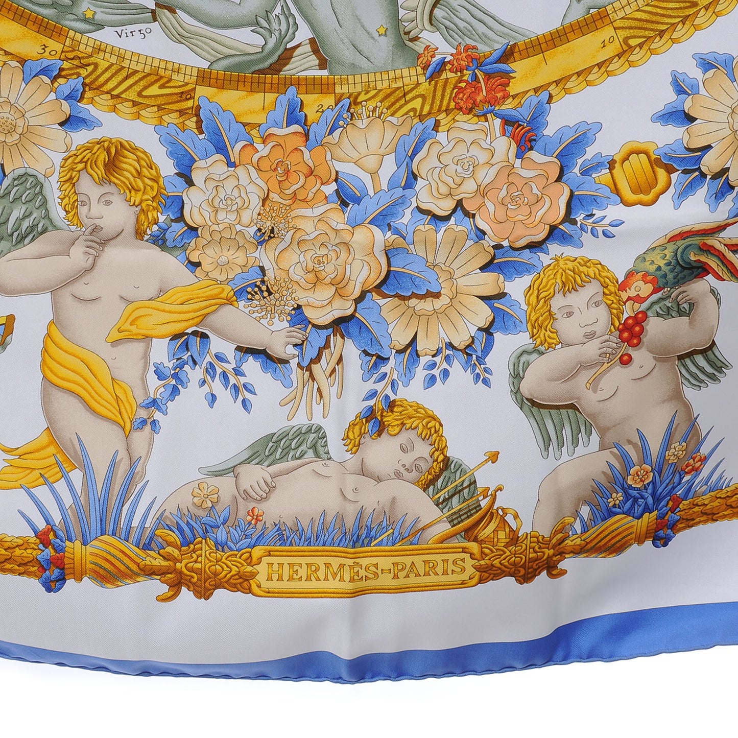 Silk Le Matin Neuf Scarf 90