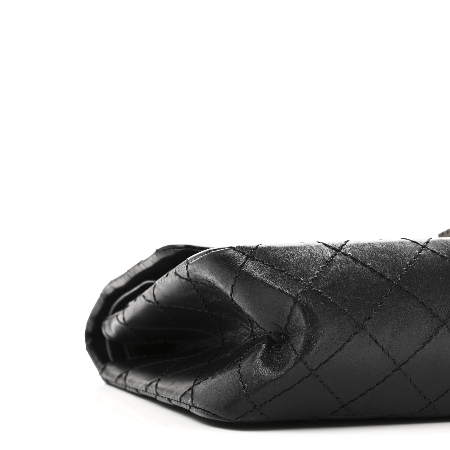 Chanel Aged Calfskin Quilted 2.55 Reissue 225 Flap Black 9 of 10