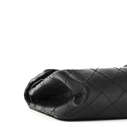 Chanel Aged Calfskin Quilted 2.55 Reissue 225 Flap Black 9 of 10