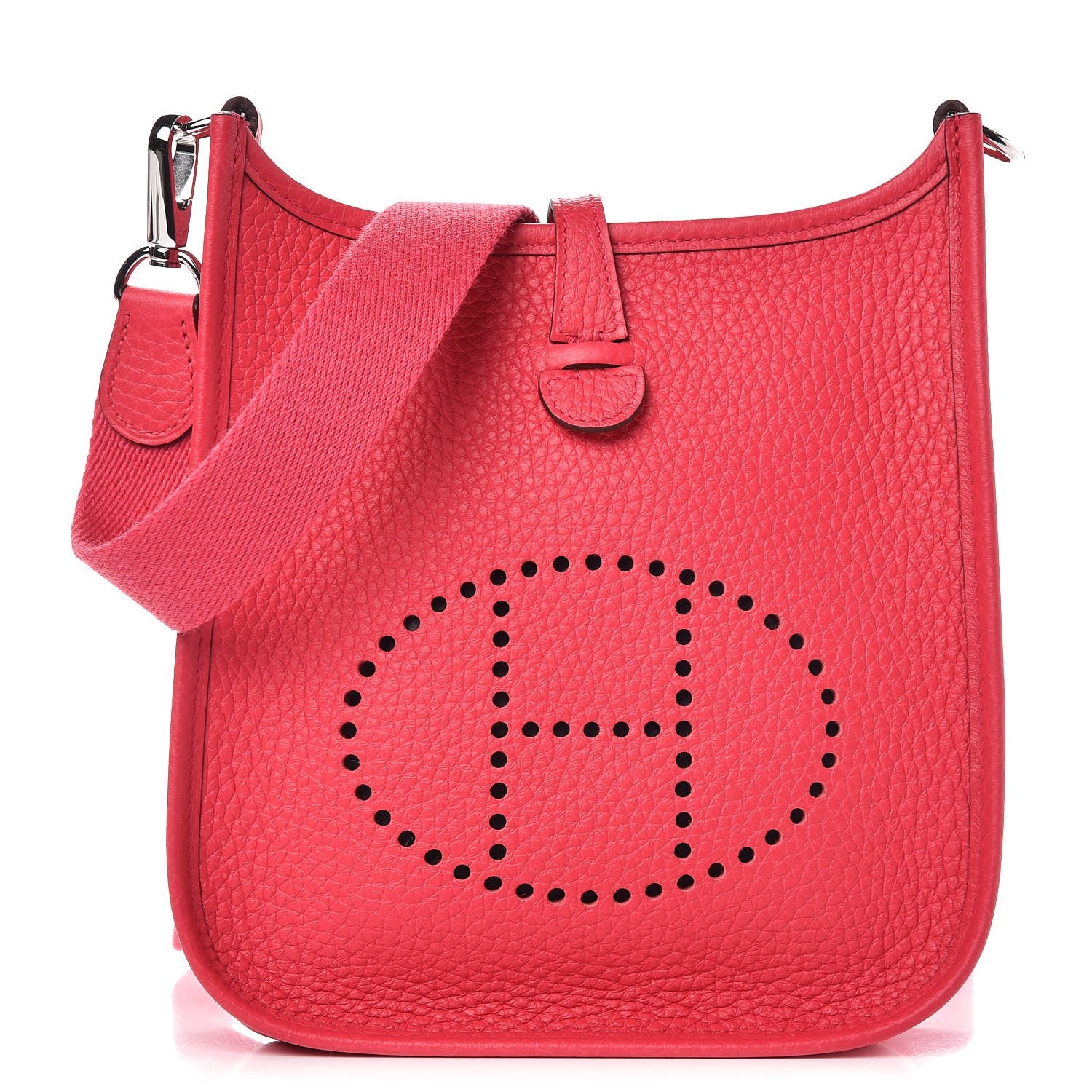 Hermes Taurillon Clemence Evelyne TPM Rose Extreme 1 of 8