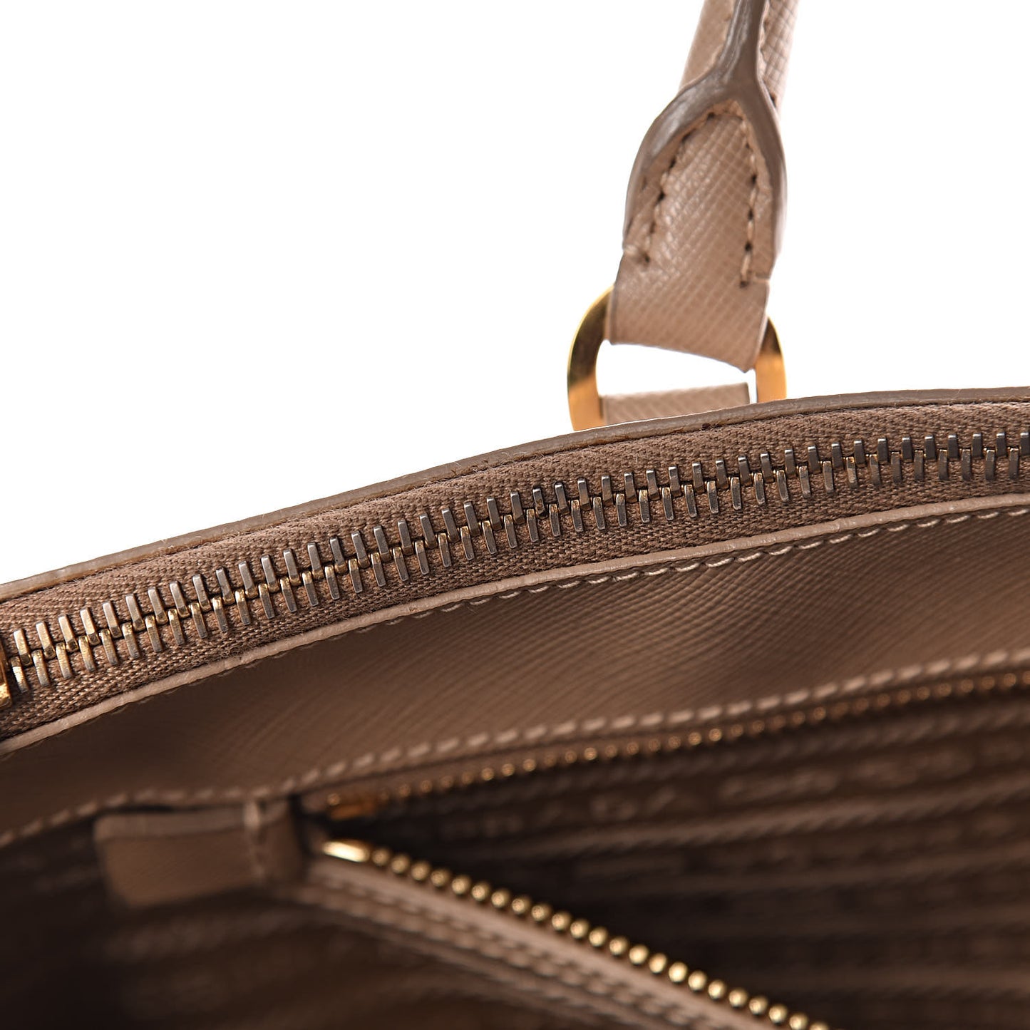 Saffiano Large Galleria Double Zip Tote Cammeo