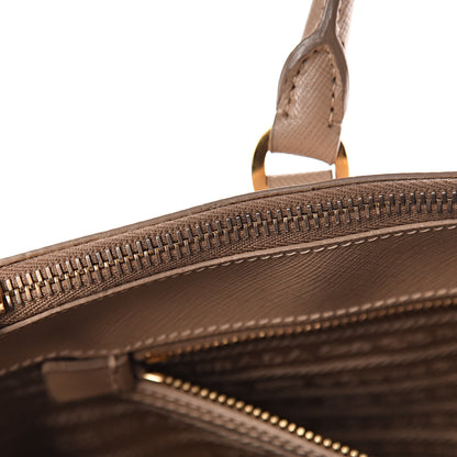 Prada Saffiano Large Galleria Double Zip Tote Cammeo 12 of 14