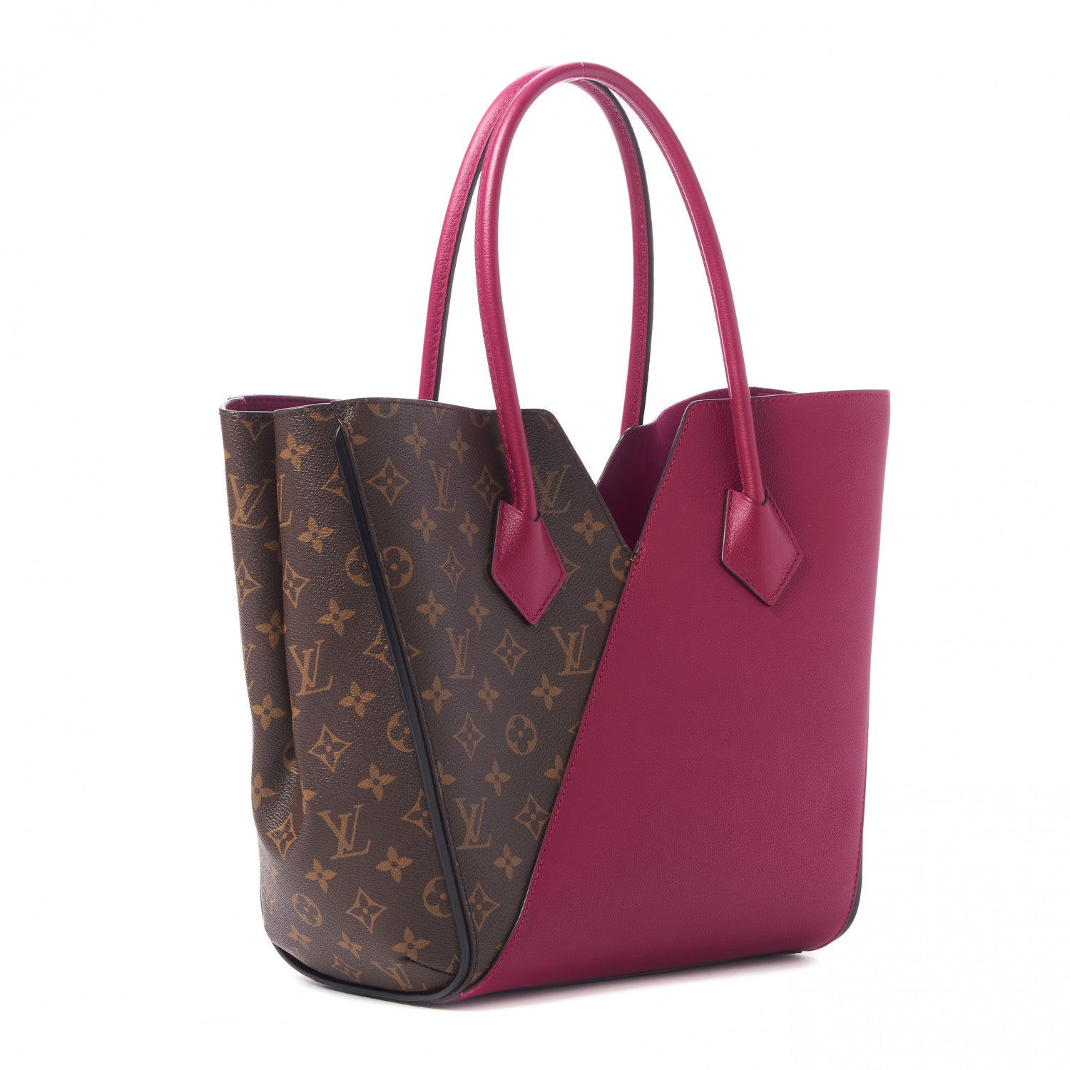 Louis Vuitton Calfskin Monogram Kimono Tote Grape 3 of 8