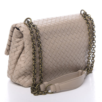 Bottega Veneta Nappa Intrecciato Medium Olimpia Bag Fume 3 of 9