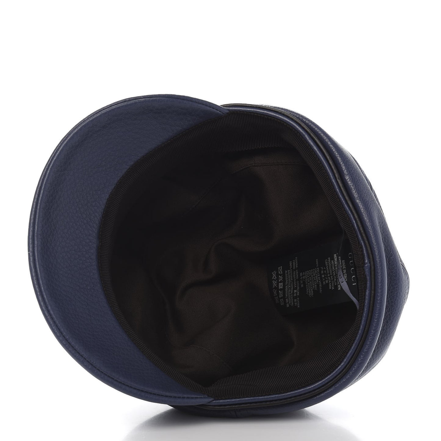 Calfskin Cellarius Hat S Washed Indigo