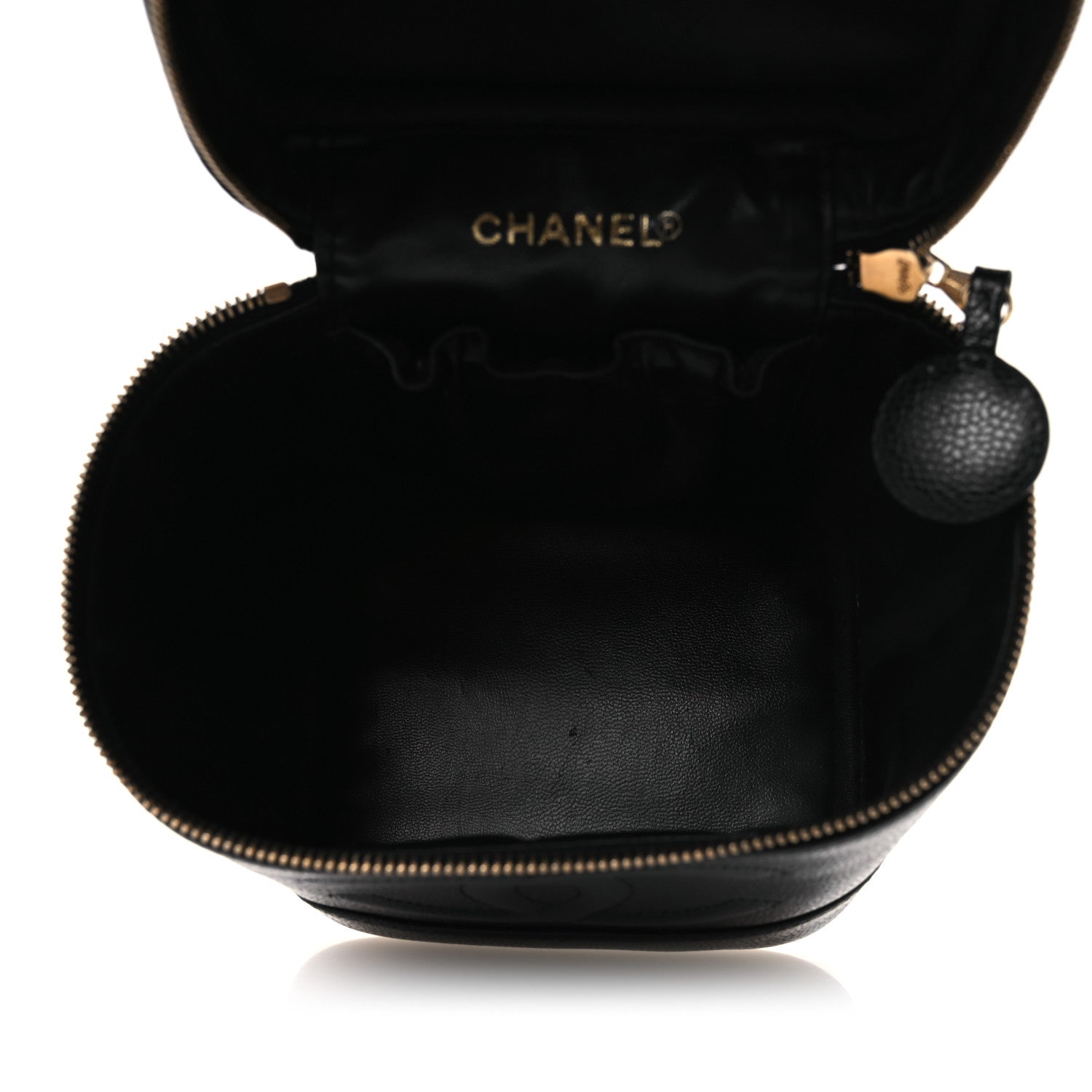 Chanel Caviar Vanity Cosmetic Case Black 5 of 13