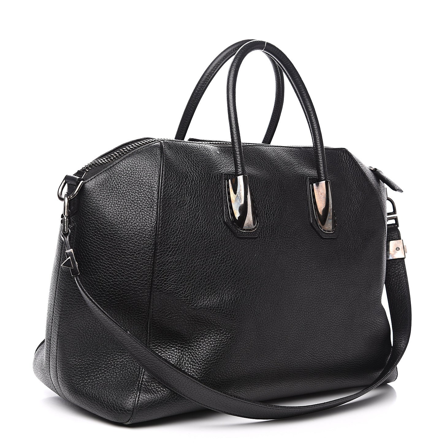 Sugar Goatskin Large Antigona Black