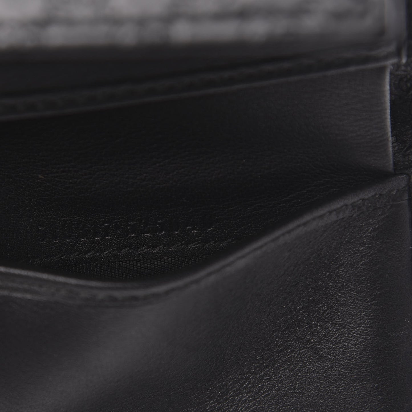 Microguccissima Flap Wallet Black