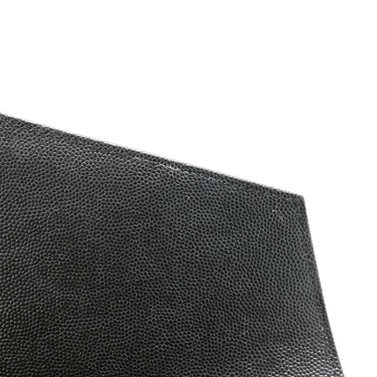 Saint Laurent Grain De Poudre Textured Mixed Matelasse Triquilt Monogram Clutch Black 8 of 10