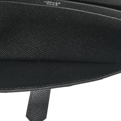 Hermes Epsom Bearn Gusset Wallet Black 7 of 12
