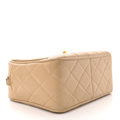 Chanel Lambskin Quilted Tassel Flap Camera Bag Light Beige 4 of 12