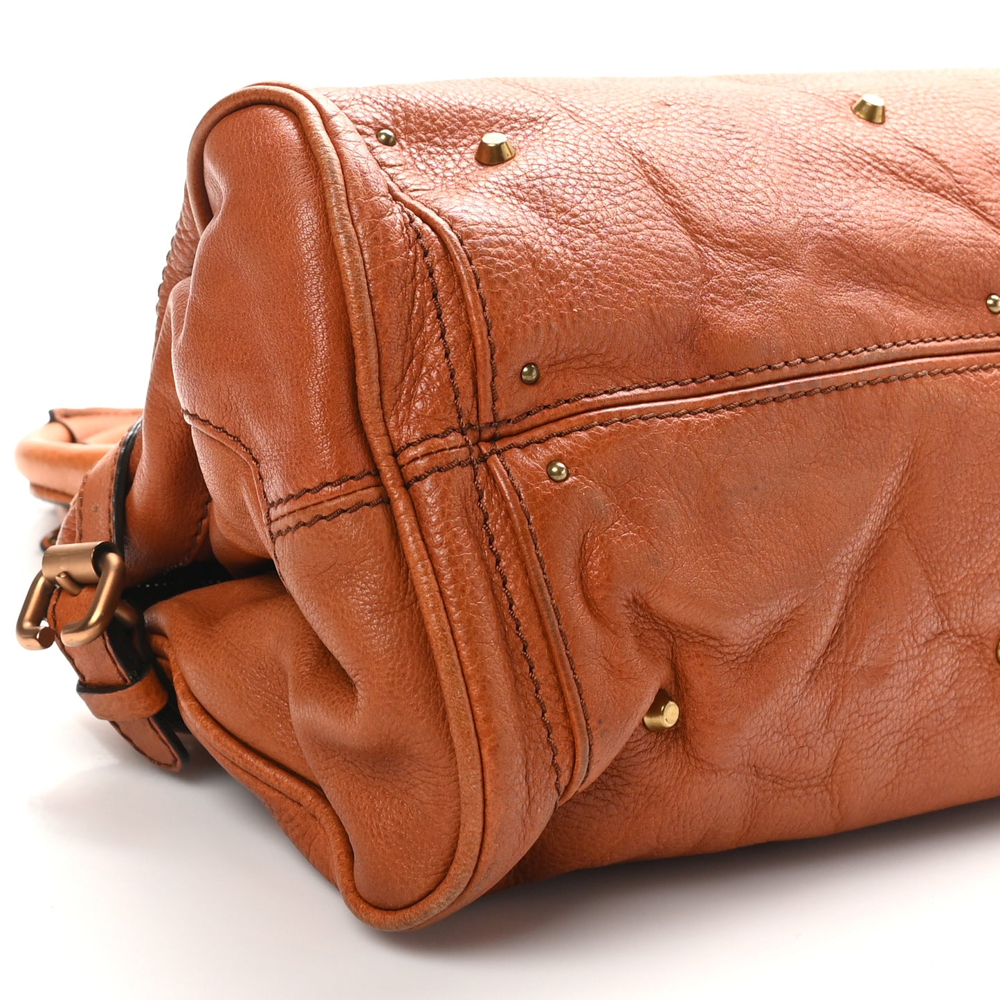 Calfskin Medium Paddington Satchel Ecureil Brown