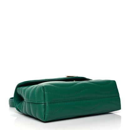 Louis Vuitton Calfskin New Wave Chain Bag MM NM Emerald 4 of 11