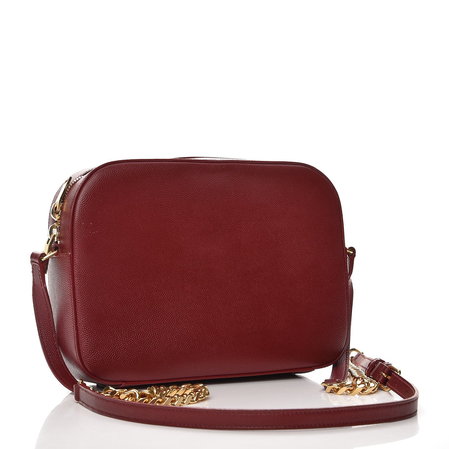 Grain De Poudre Medium Classic Monogram Camera Bag Oxblood