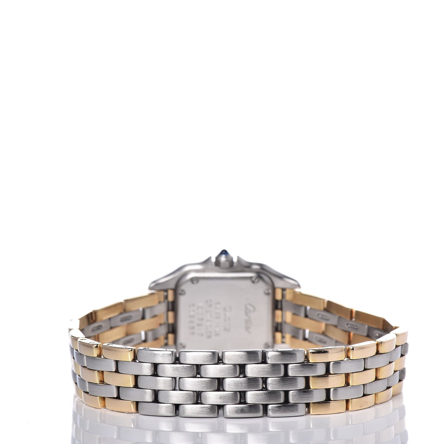 Stainless Steel 18K Yellow Gold 22mm Panthere Quartz Watch