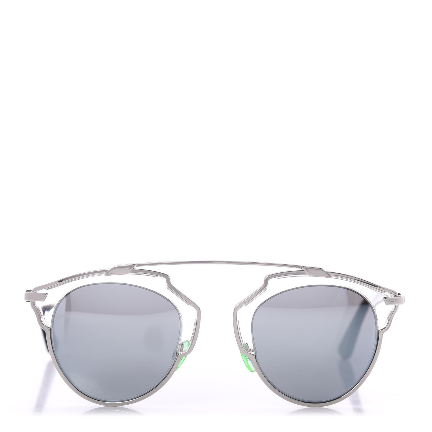Christian Dior So Real Sunglasses Silver Tortoise 2 of 10