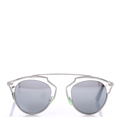 Christian Dior So Real Sunglasses Silver Tortoise 2 of 10