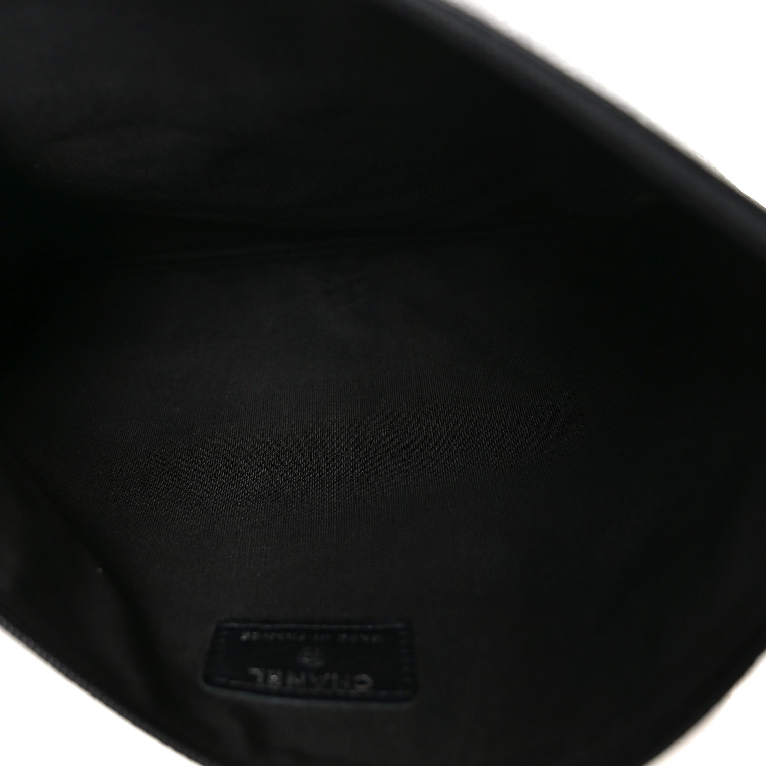 Chanel Caviar Timeless CC Cosmetic Pouch Clutch Black 5 of 8