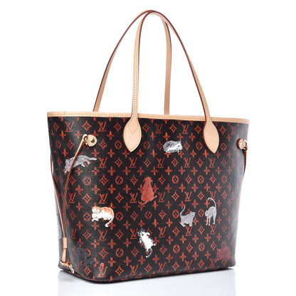 Louis Vuitton Catogram Neverfull MM Marron 3 of 11