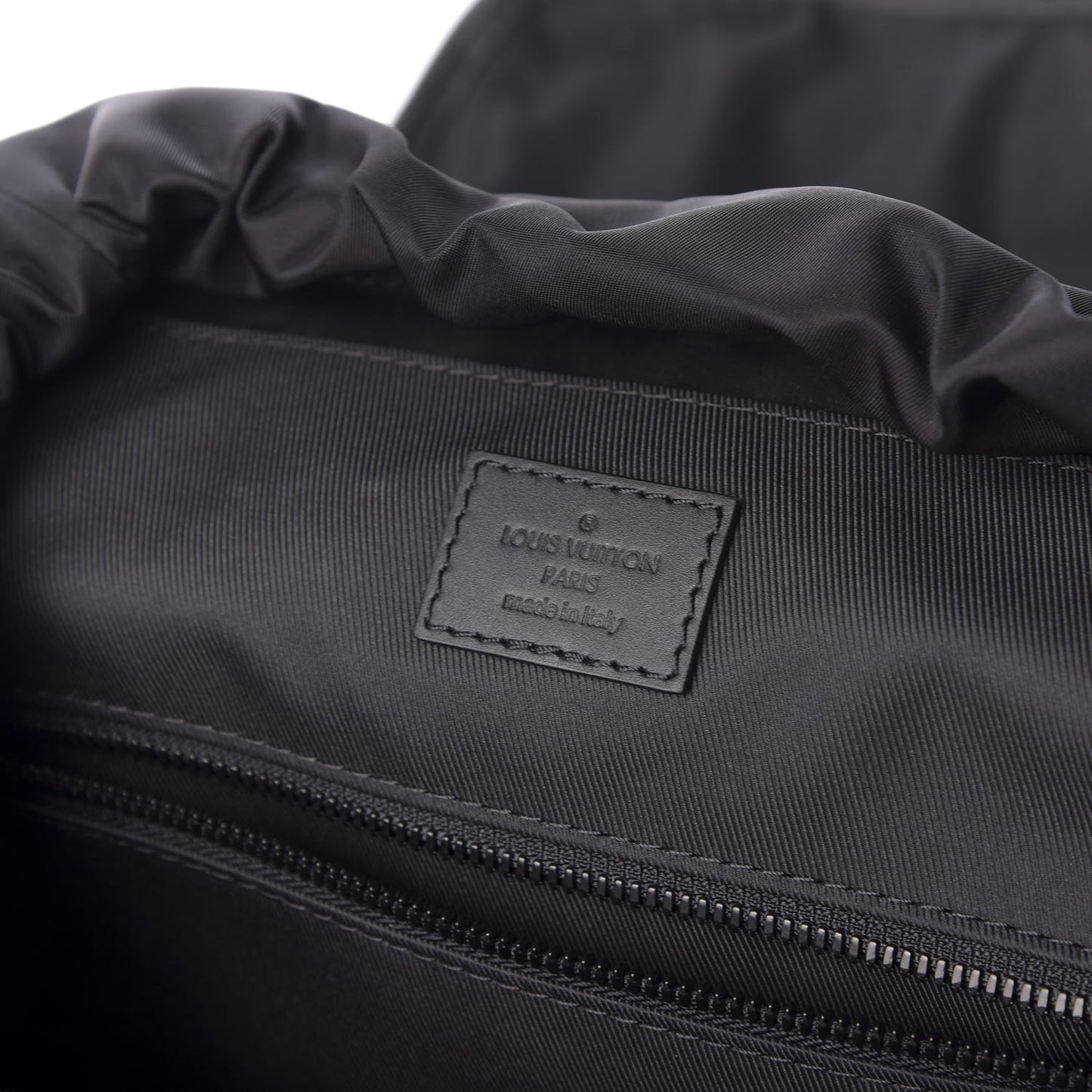 Calfskin Monogram Shadow Discovery Backpack Black