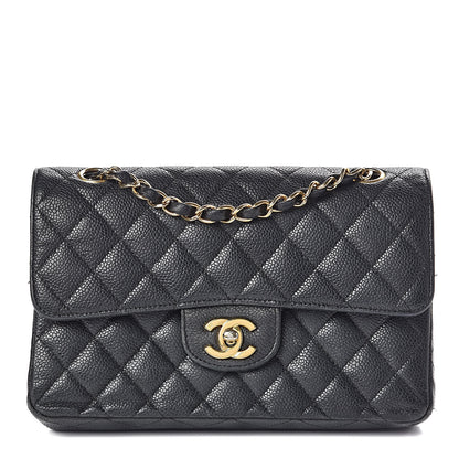 Chanel Caviar Quilted Small Double Flap Black 1 of 32