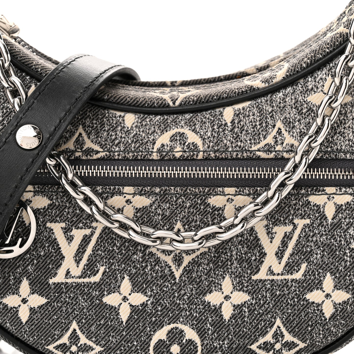 Monogram Jacquard Denim Loop Black