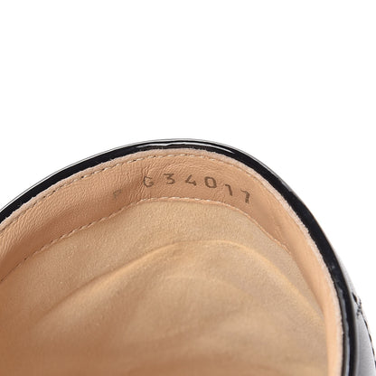 Chanel Lambskin Suede Quilted Mules 35 Black 7 of 9