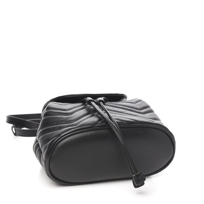Gucci Calfskin Matelasse GG Marmont Flap Backpack Black 3 of 9