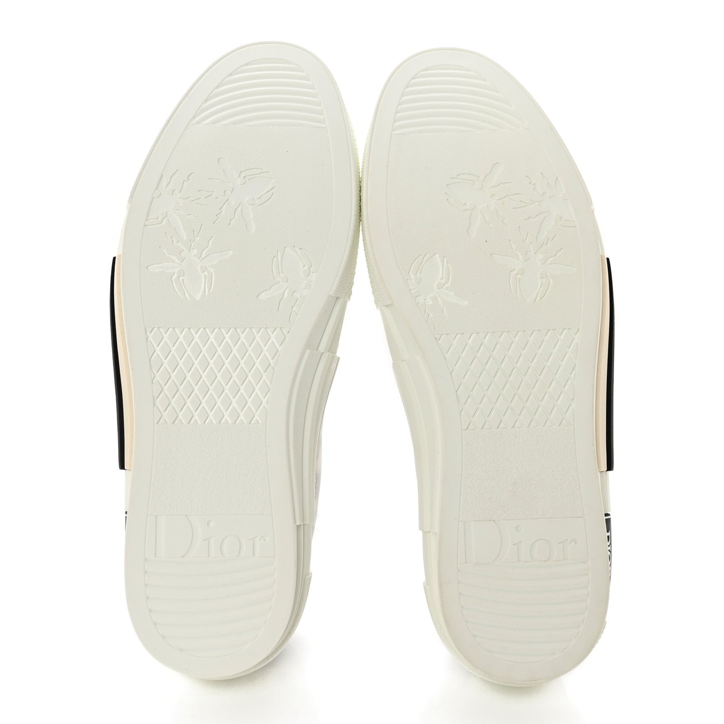 Technical Canvas Oblique Mens B23 Slip On Sneakers 42 Black White